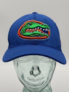 Towcaps Florida Gators Hat Size Fitted M/L Blue Memory Fit Cap Top of the World